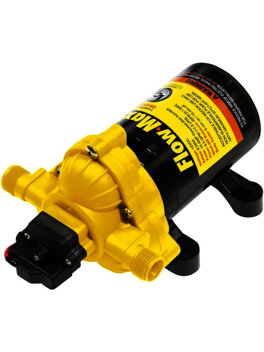 Flow Max DS-01230-D2 12V 3.3 GPM Water Pump